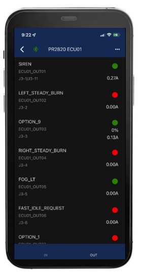 Application diagnostique Bluetooth MMC