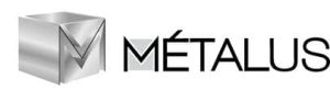 Métalus company logo with a stylized metallic “M” symbol